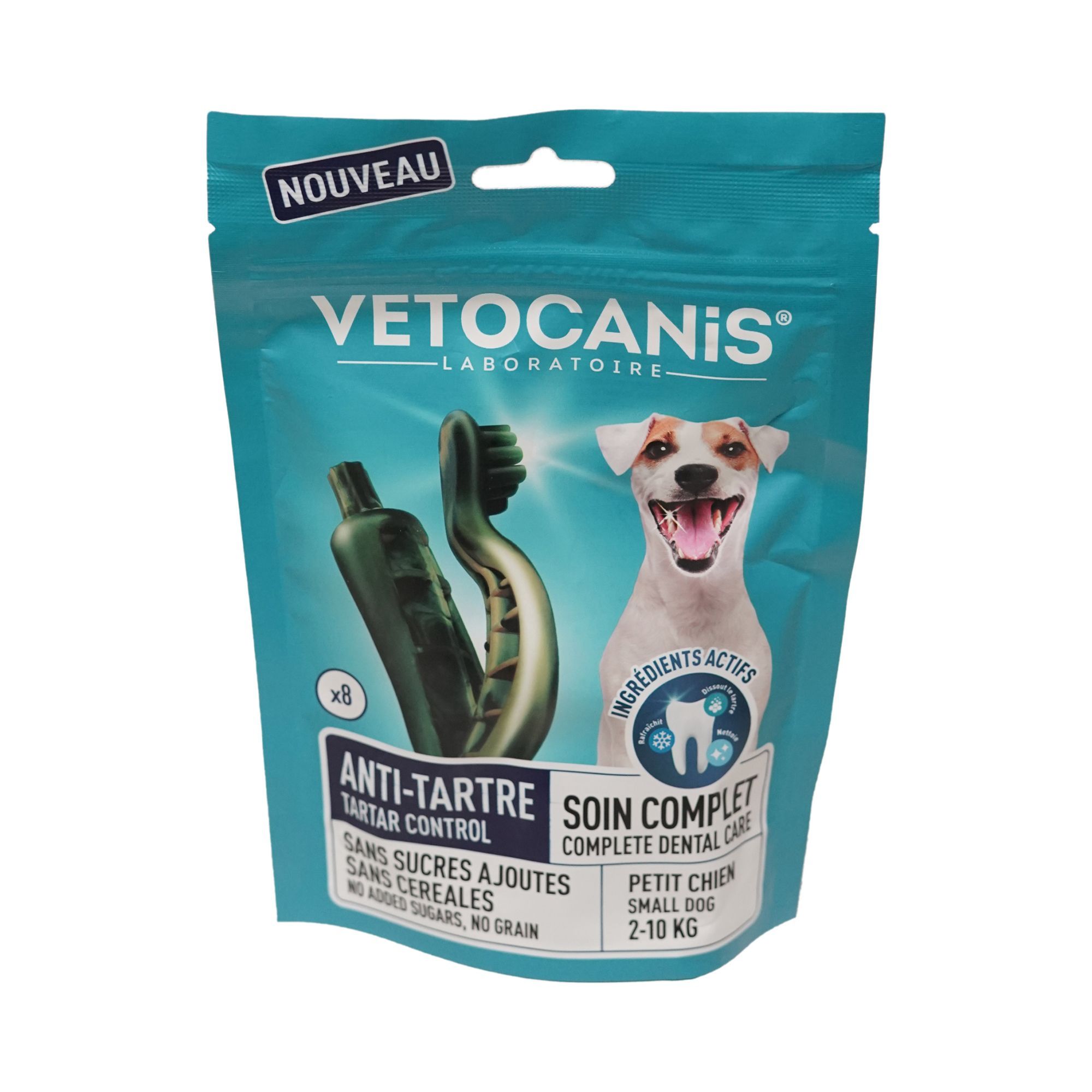 Vetocanis Tartar Control Tuggben - S (8-pack)