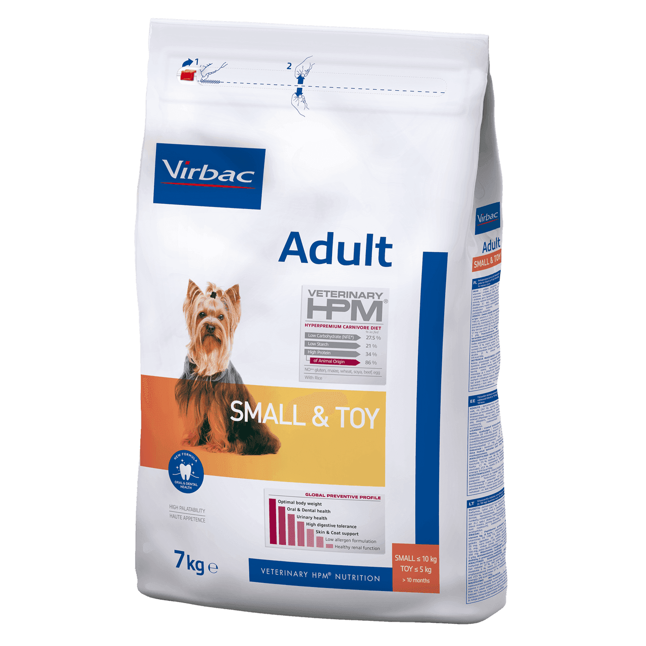 Adult Hundfoder Small & Toy - 7 kg