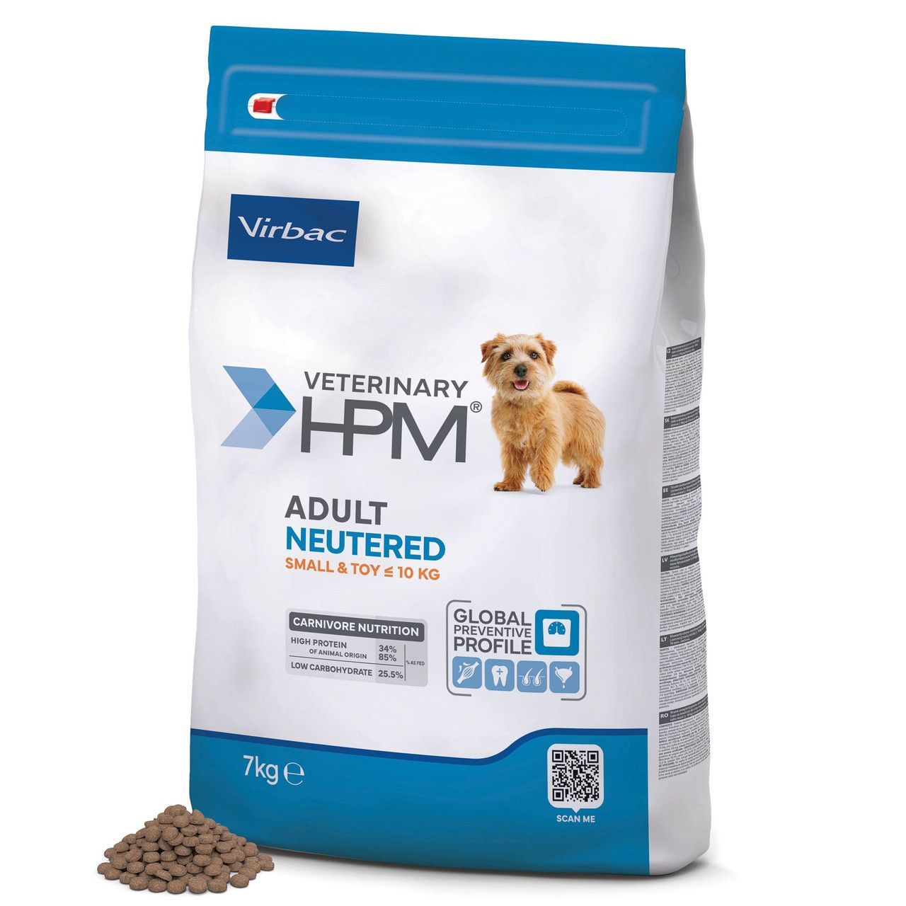 Adult Neutered Hundfoder Small & Toy - 7 kg