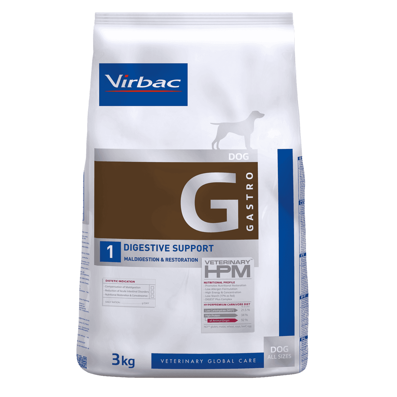Gastro 1 Hundfoder - 3 kg