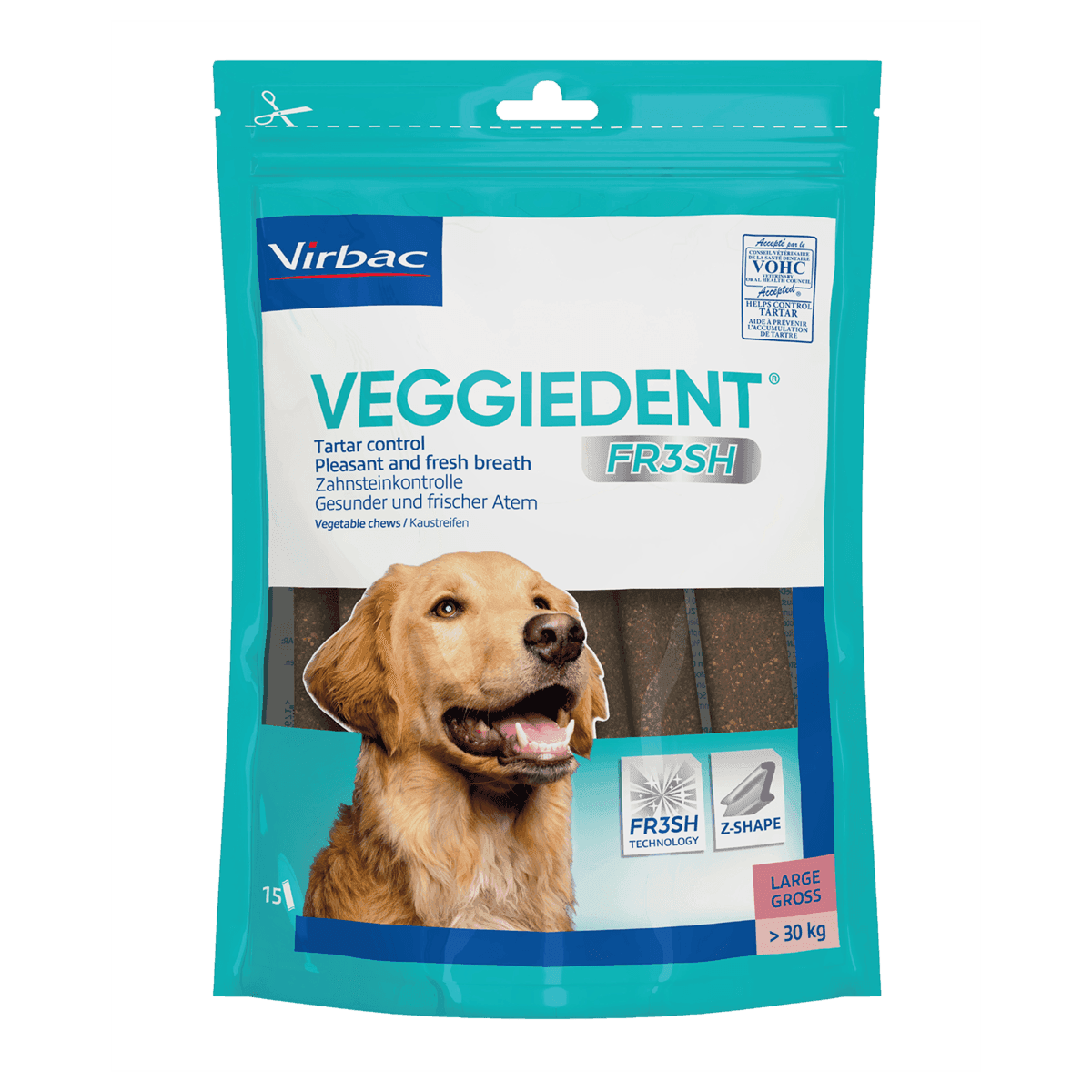 VeggieDent Fr3sh Tuggben - Large