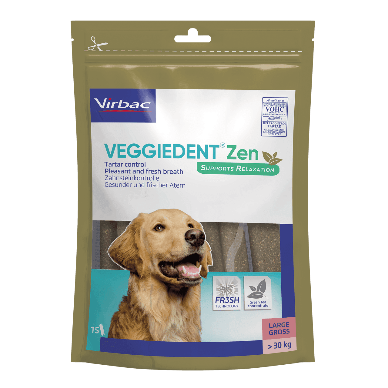 Veggiedent Zen Tuggben - Large