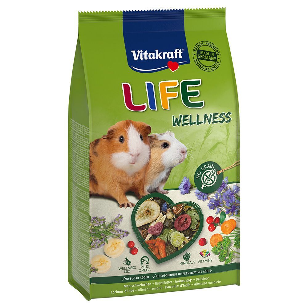 Vitakraft Life Wellness Marsvin - 600 g
