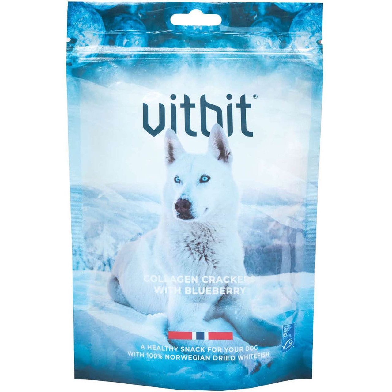 Collagen Crackers med Blåbär Hundgodis - 70 g