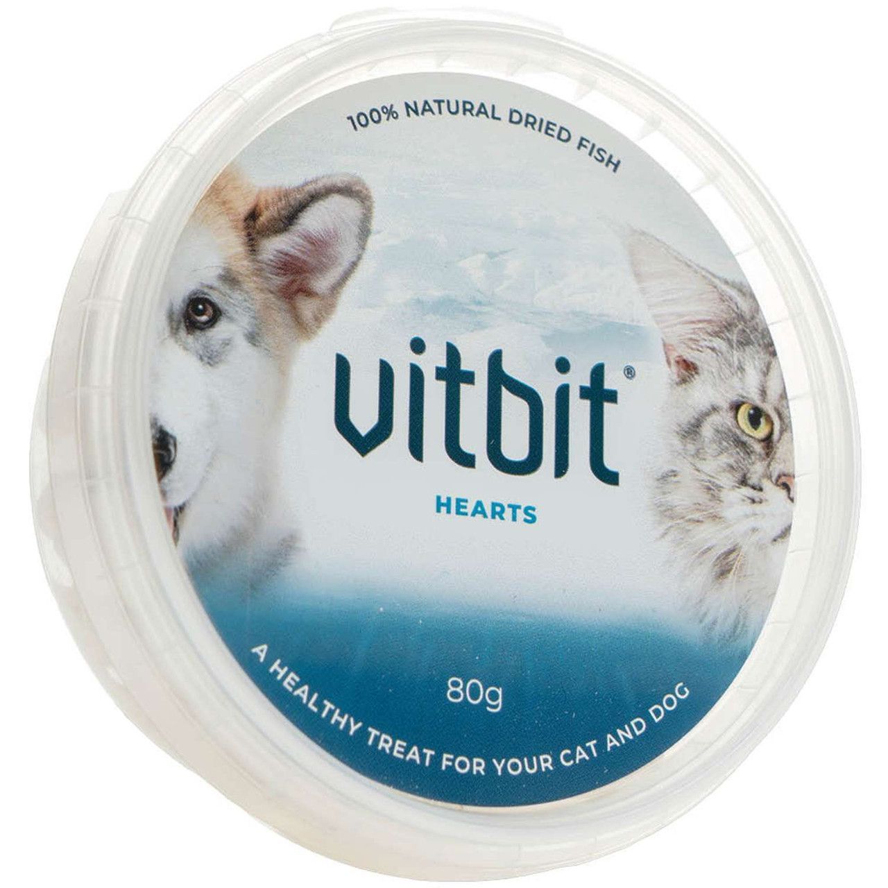 Torkade godbitar Fisk till Hund & Katt - 80 g