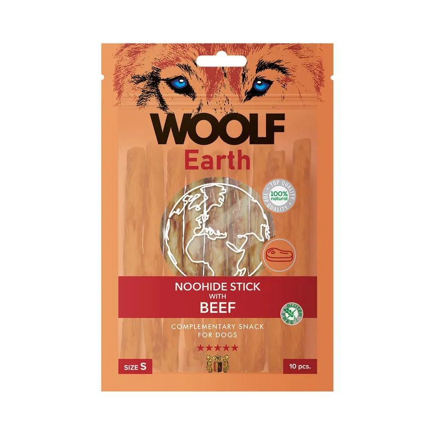 WOOLF Earth Noohide Stick Beef - Small