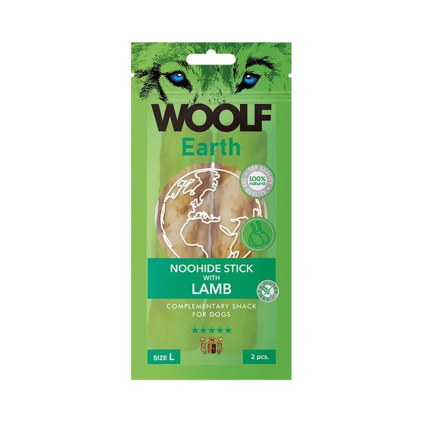 WOOLF Earth Noohide Stick Lamb - Large