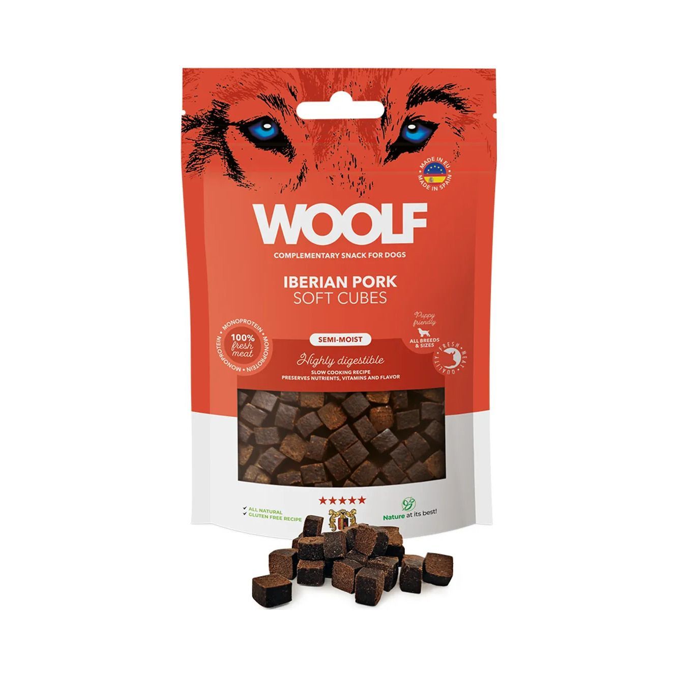 WOOLF Soft Cubes Iberian Pork - 100 g