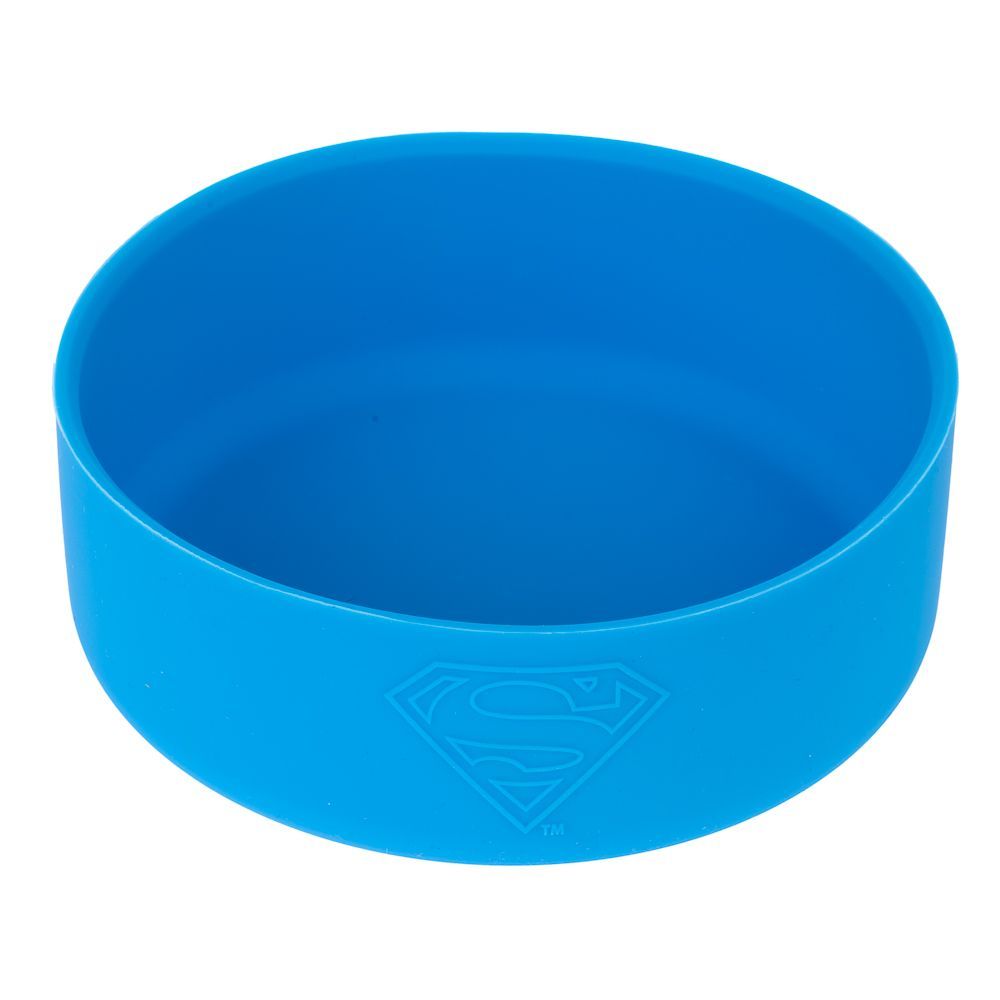 DC Superman silikonskål - 600 ml, Ø 14 cm
