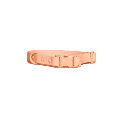 Waterproof Quick Release Dog Collar - Peach - L