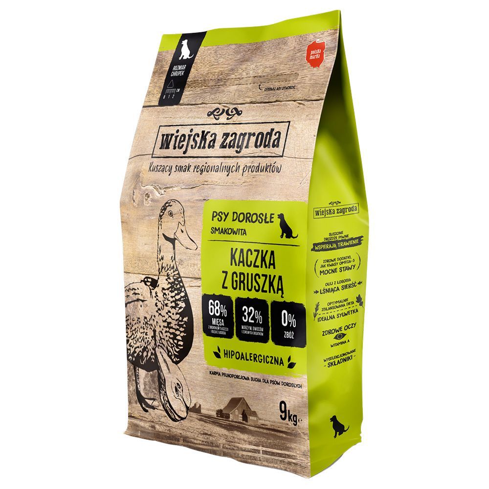 Wiejska Zagroda med anka & päron - 9 kg