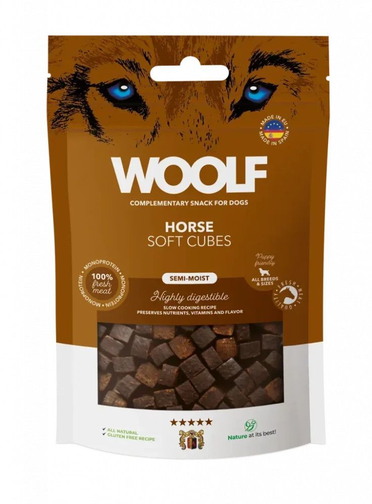 Soft Cubes Häst Hundgodis - 100 g