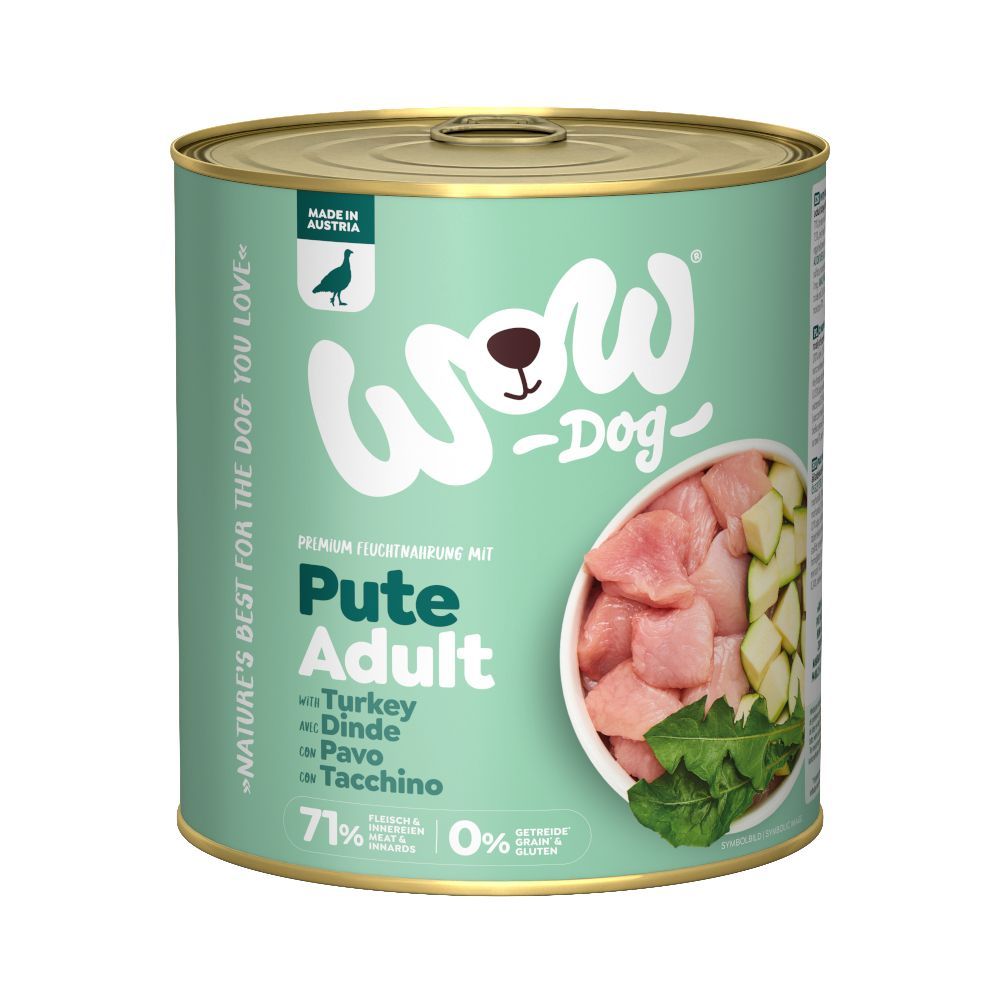 Ekonomipack: WOW Adult 12 x 800 g - Kalkon