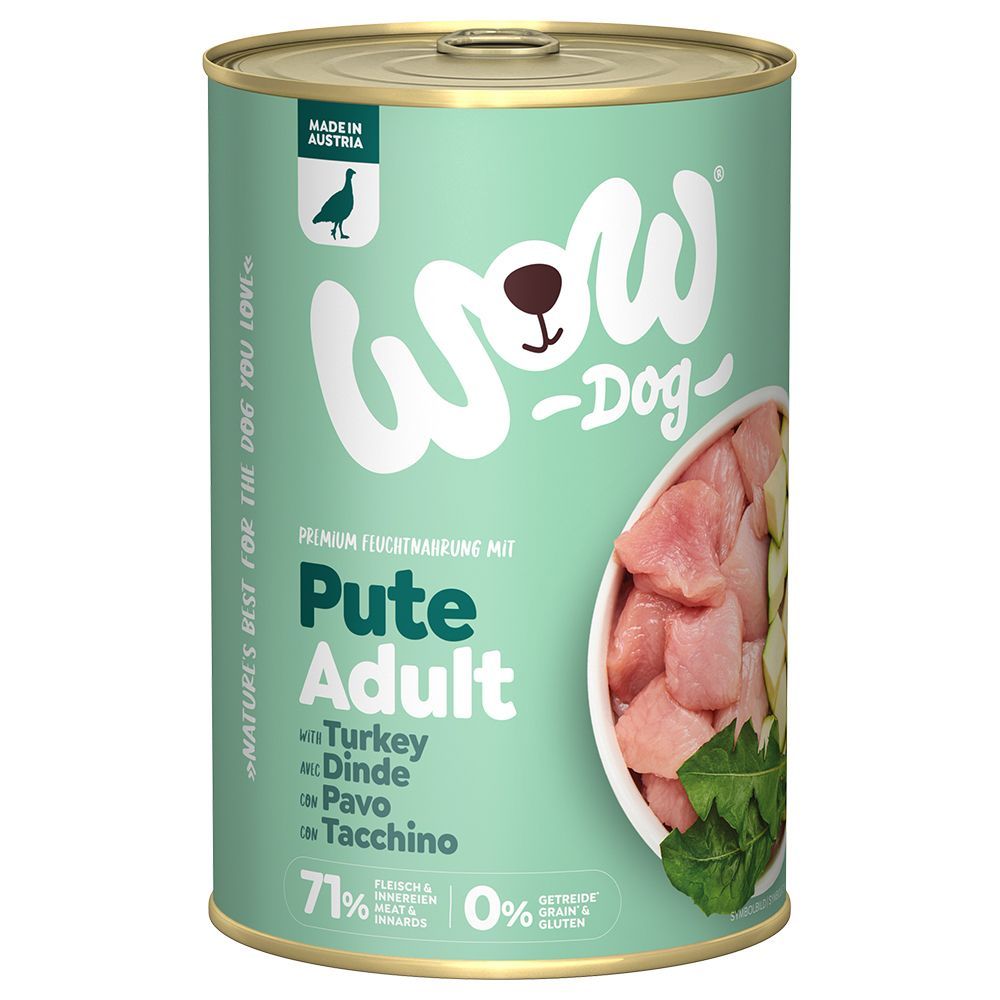 Ekonomipack: WOW Adult 24 x 400 g - Kalkon