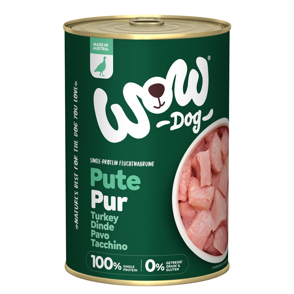 Ekonomipack: WOW Pur 24 x 400 g - Kalkon
