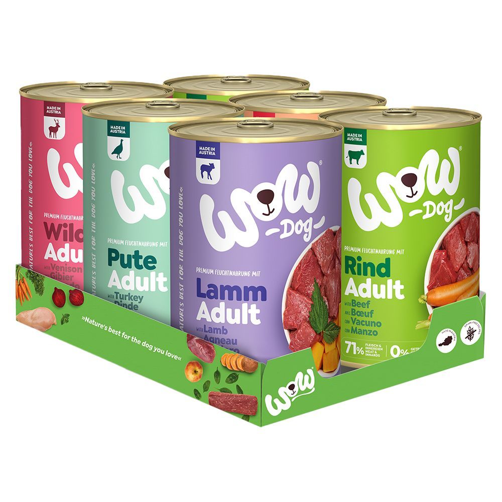 WOW Adult 6 x 400 g - Mixpack (5 sorter)