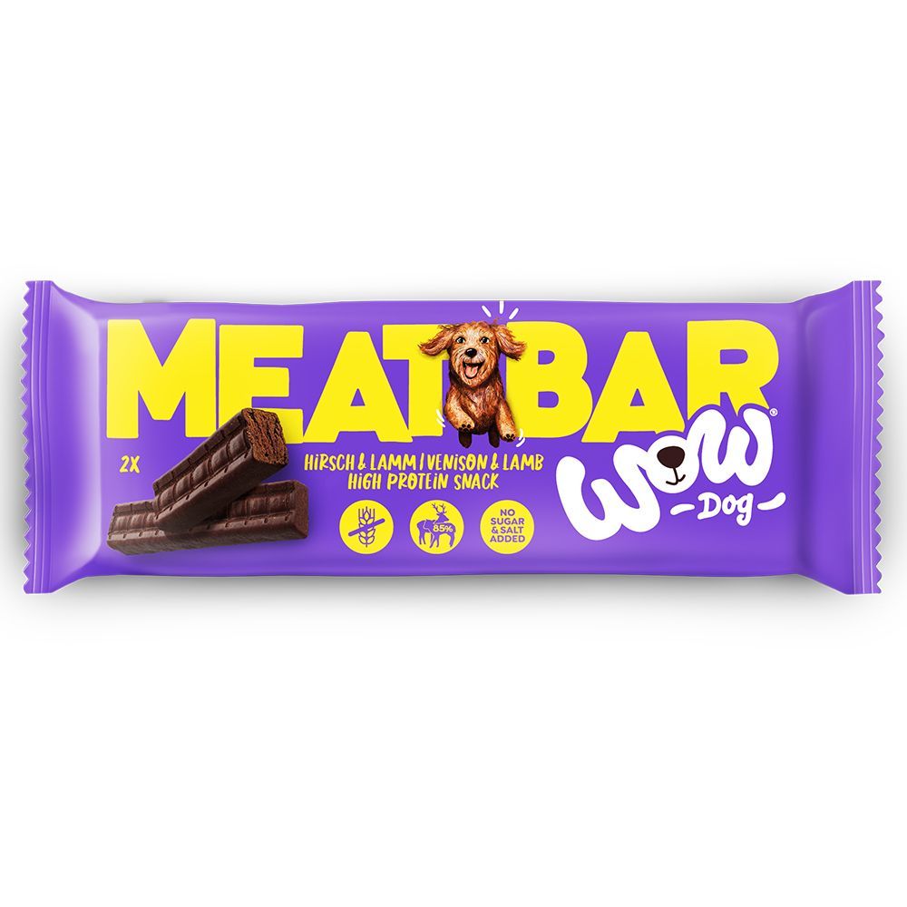 WOW DOG Meat Bar - 40 g rådjur & lamm