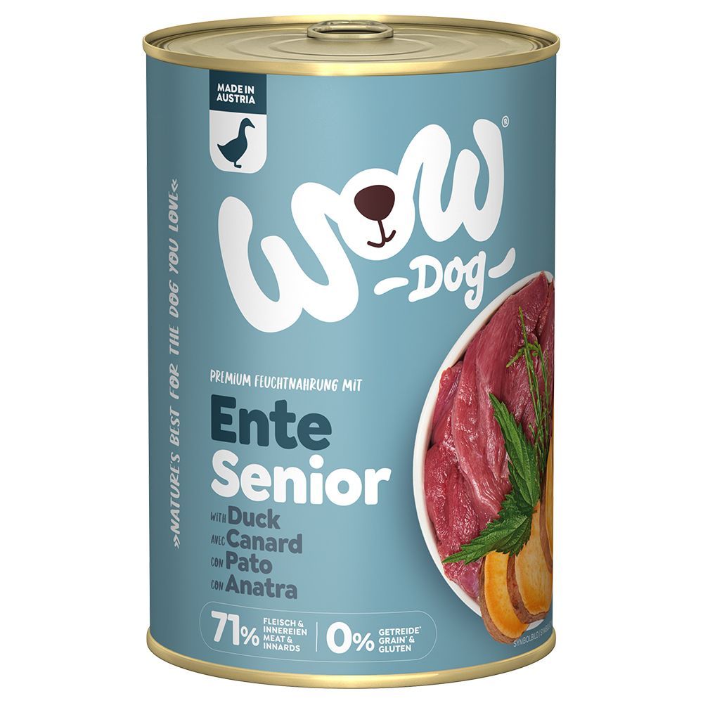 WOW Senior med anka 400 g 12 x 400 g