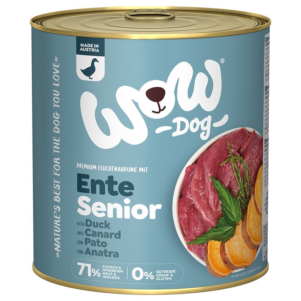 WOW Senior med anka 800 g - 6 x 800 g