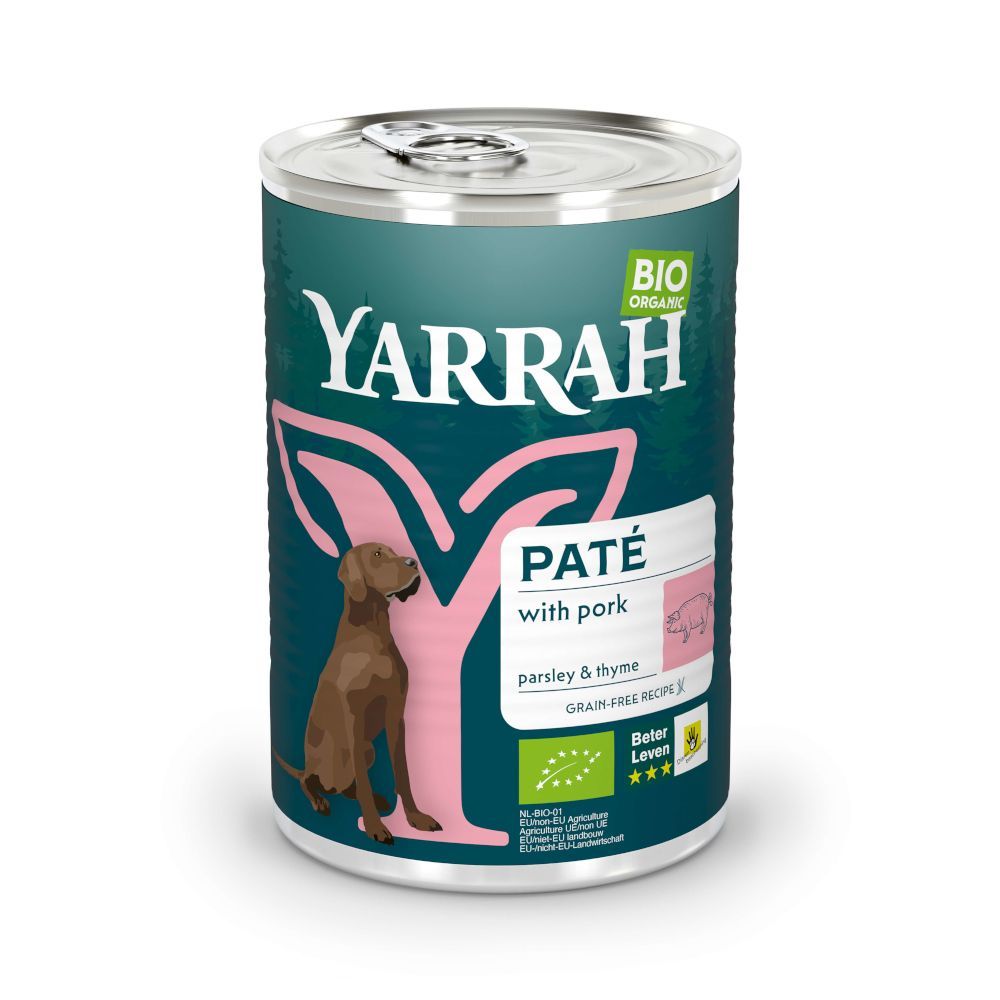 Yarrah Ekologisk Paté Ekologiskt Griskött - 400 g
