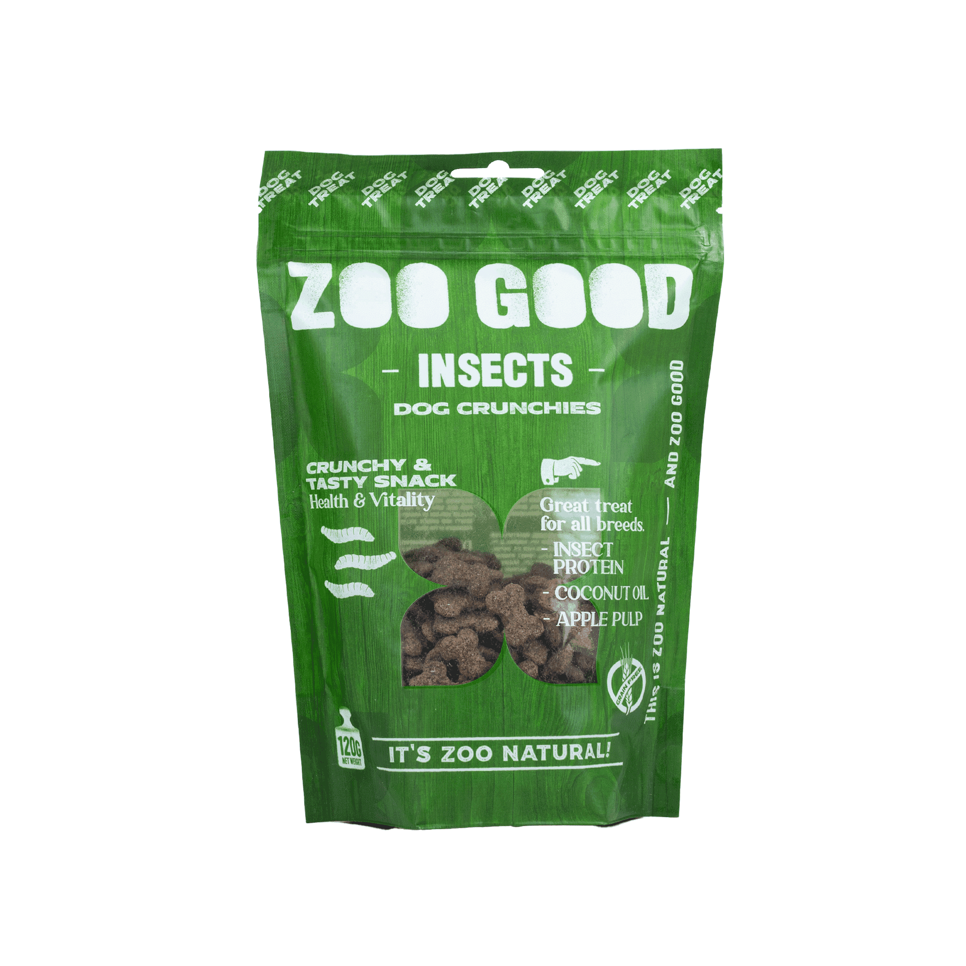 Dog Crunchie treat - Insect 120g