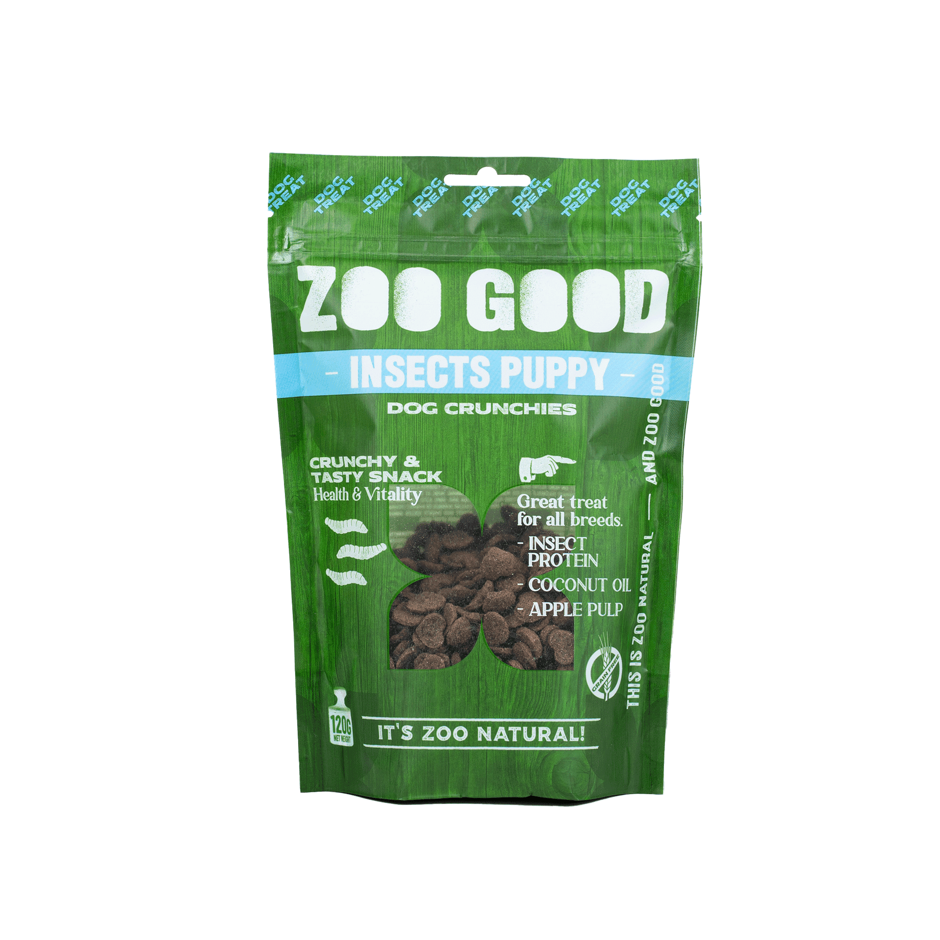 Dog Crunchie treat - Insect Puppy 120g