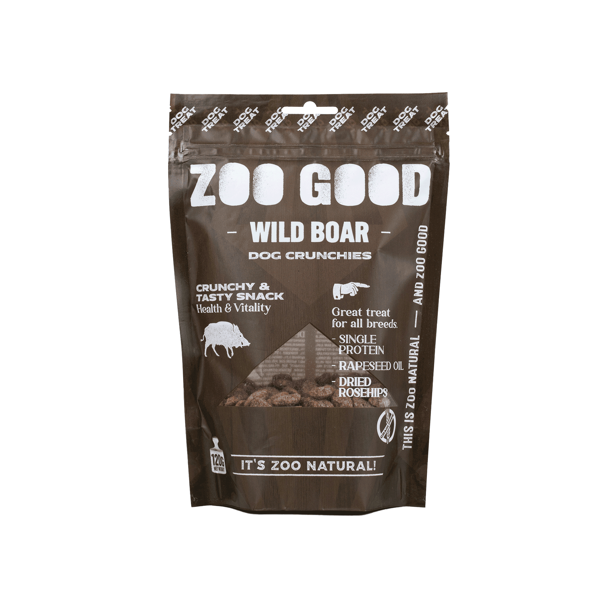 Dog Crunchie treat - Wild Boar 120g