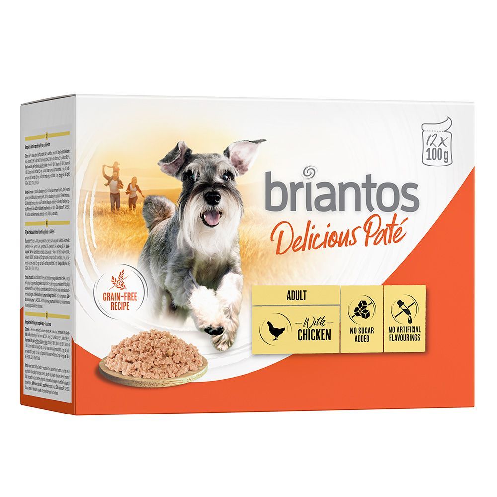 Briantos Delicious Paté 12 x 100 g - Kyckling