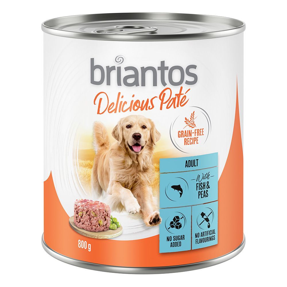 Briantos Delicious Paté 6 x 800 g - Fisk & ärtor