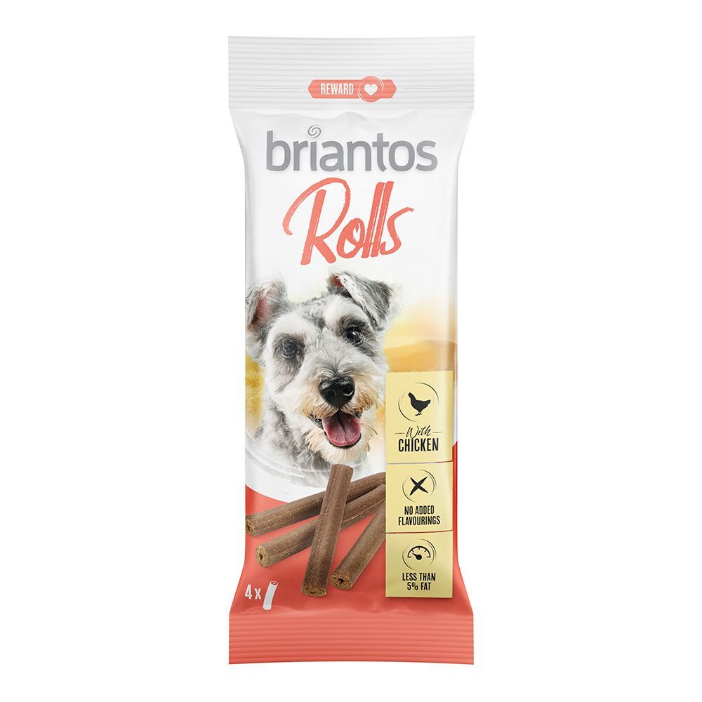 Briantos Rolls för hundar - 4 x 65 g kyckling