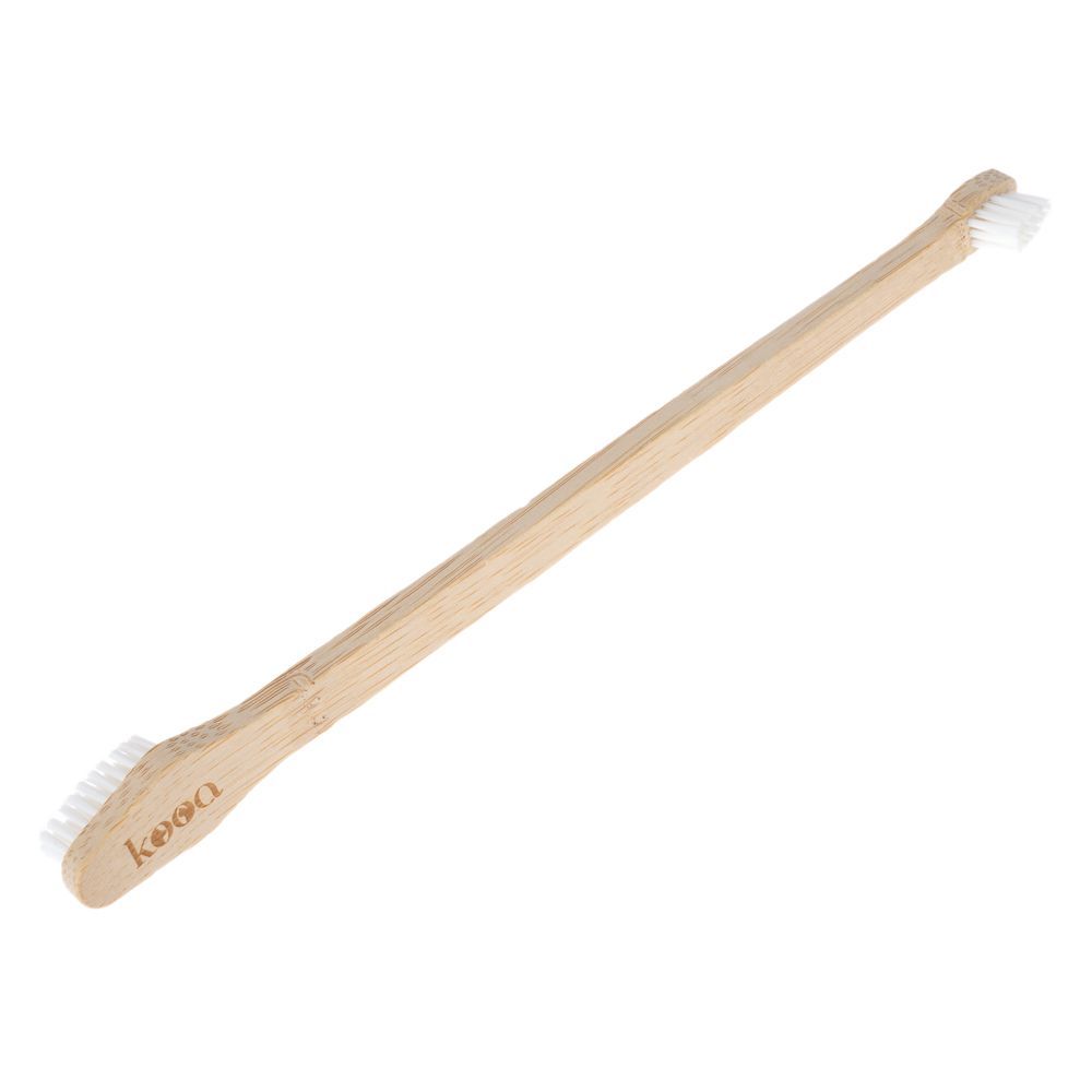 kooa bambu tandborste för hundar - 1 st